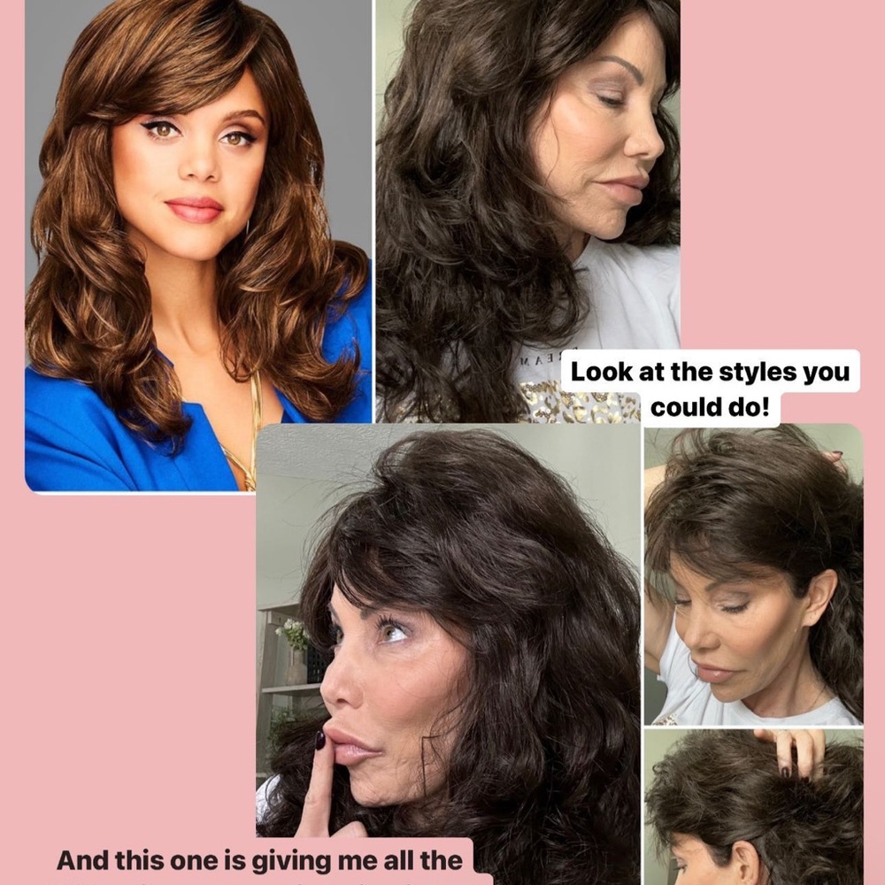 The Wig Company Kylie wig in Brown Velvet K43 (no longer available online).